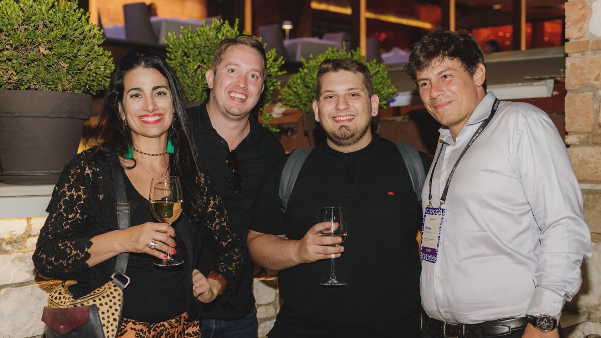 Members from the Endeavor Global team and Endeavor Greece team at the Endeavor Worldwide Gathering, in July 2022.