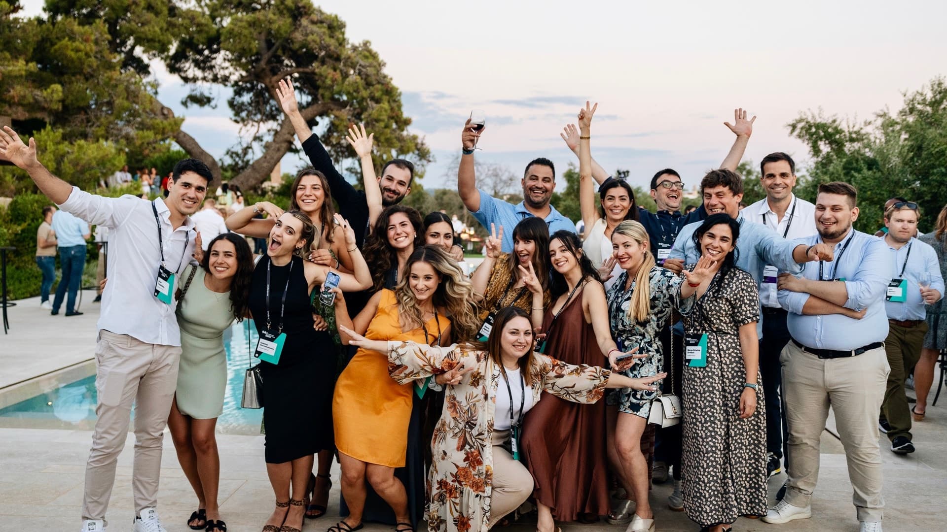 The Endeavor Greece Team with members from the Endeavor Network, at Costa Navarino for the 94th International Selection Panel, July 2022.