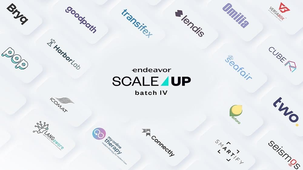 The 4th cohort of Endeavor Greece's Scale Up Program has been announced