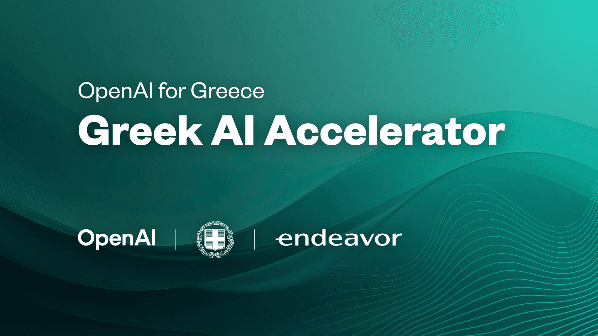 OpenAI for Greece: Applications Now Open for the Greek AI Accelerator